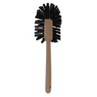 Rubbermaid Commercial Commercial-Grade Toilet Bowl Brush, 17" Handle, Brown