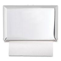 San Jamar Singlefold Paper Towel Dispenser, 10.75 x 6 x 7.5, Chrome