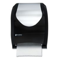 San Jamar Tear-N-Dry Touchless Roll Towel Dispenser, 16.75 x 10 x 12.5, Black/Silver