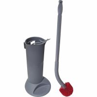 Unger Ergo Toilet Brush System, Gray/Red