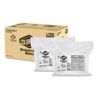 Clorox Disinfecting Wipes, 1-Ply, 7 x 8, Fresh Scent, White, 700/Bag Refill, 2 Bags/Carton