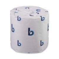 Boardwalk 2-Ply Toilet Tissue, Standard, Septic Safe, White, 4 x 3, 500 Sheets/Roll, 96 Rolls/Carton