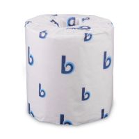 Boardwalk 2-Ply Toilet Tissue, Septic Safe, White, 125 ft Roll Length, 500 Sheets/Roll, 96 Rolls/Carton