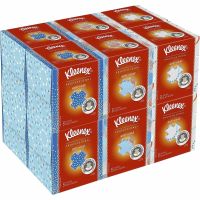 Kleenex Anti-Viral 3-Ply Facial Tissue, White, 68 Sheets Per Box, Carton Of 12