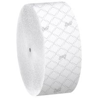 Scott Essential Jumbo Roll Coreless 2-Ply Toilet Paper, 1,150' Per Roll, 65% Recycled, Pack Of 12 Rolls