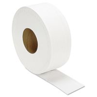 GEN JRT Jumbo Bath Tissue, Septic Safe, 2-Ply, White, 3.3" x 1,000 ft, 12 Rolls/Carton