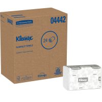 Kleenex Slimfold 1-Ply Paper Towels, 50% Recycled, 90 Sheets Per Pack, Case Of 24 Packs