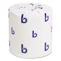 Boardwalk 2-Ply Toilet Tissue, Septic Safe, White, 400 Sheets/Roll, 96 Rolls/Carton