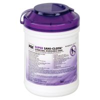 Unimed Super Sani-Cloth Germicidal Wipes, 6" x 6-3/4", Tub Of 160 Wipes