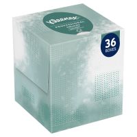 Kleenex Professional Naturals Boutique Facial Tissue Cube, 90 Sheets Per Box, Case of 36 Boxes