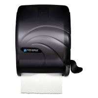 San Jamar Element Lever Roll Towel Dispenser, Oceans, 12.5 x 8.5 x 12.75, Black Pearl