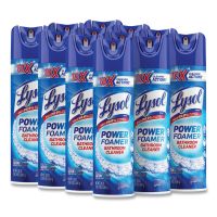 LYSOL Brand Power Foam Bathroom Cleaner, 24 oz Aerosol Spray, 12/Carton
